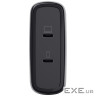 Зарядний пристрій TRUST Maxo 100W 2xUSB-C GaN Charger Black w/Type-C cable (25527)