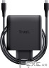 Зарядний пристрій TRUST Maxo 100W 2xUSB-C GaN Charger Black w/Type-C cable (25527)