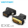 Перехідник HDMI F to DVI M 24+1pin black Vention (AILB0)