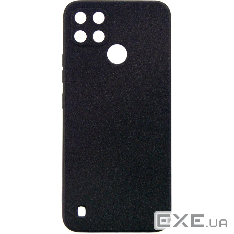 Чохол до мобільного телефона Dengos Carbon Realme C25y (black) (DG-TPU-CRBN-145)