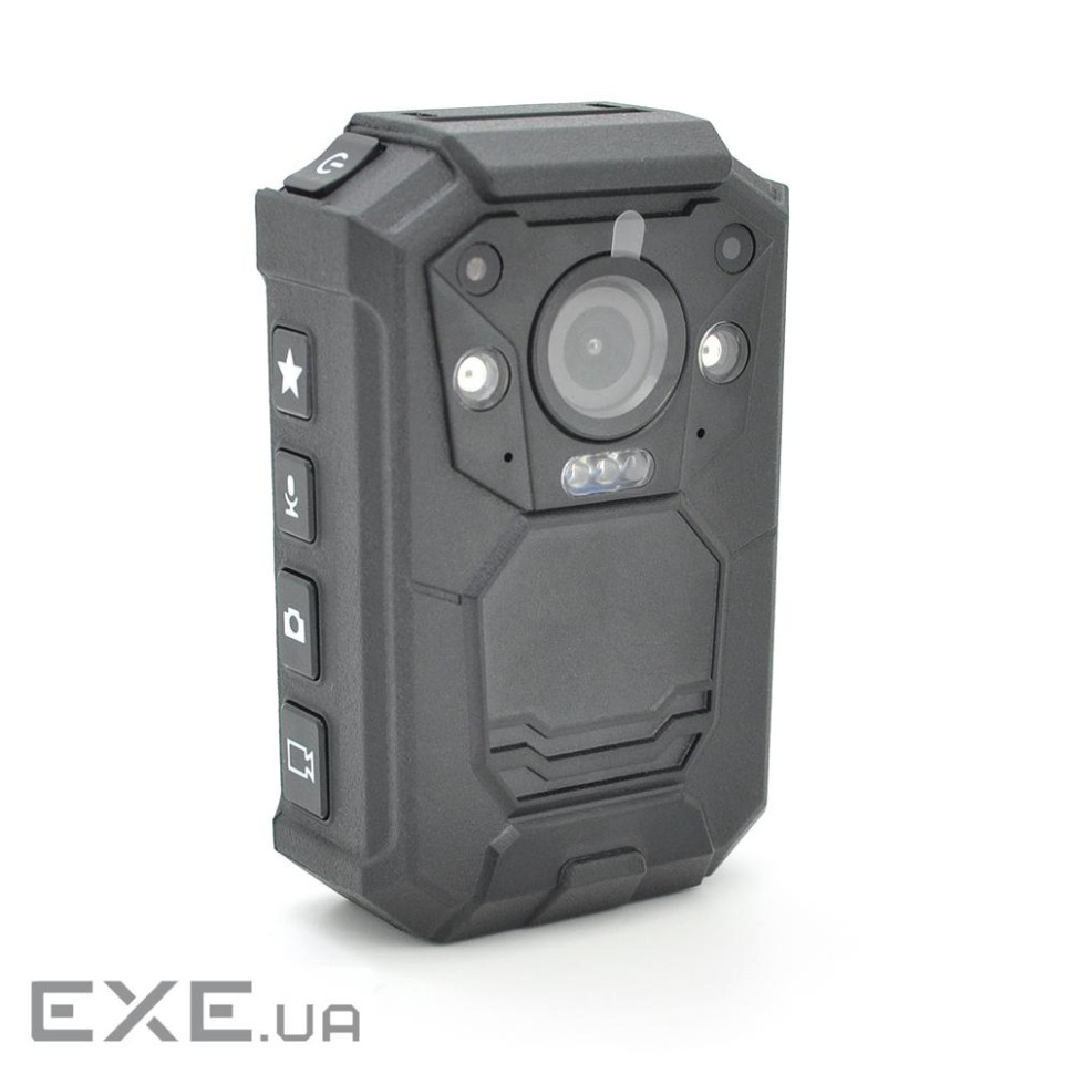 Нагрудний відеореєстратор А4, кут огляду 170&deg;, Дисплей 2&rdquo,, GPS / WIFI Сл (YT46371)