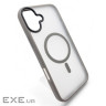 Чeхол-накладка BeCover Metal Buttons Case MagSafe для Apple iPhone 16 Plus Gray (712095)