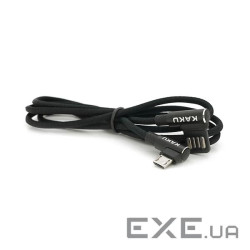 Кабель iKAKU KSC-028 JINDIAN charging data cable for micro, Black, довжина 1м , 2.4A, B (KSC-028-B-M)