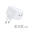 Зарядний пристрій Choetech 2xUSB-С 35W PD/QC (Q5008-EU-WH)