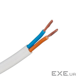 Кабель Одескабель ШВВПн 2х1,0 білий, бухта 100м (8213 100м) )