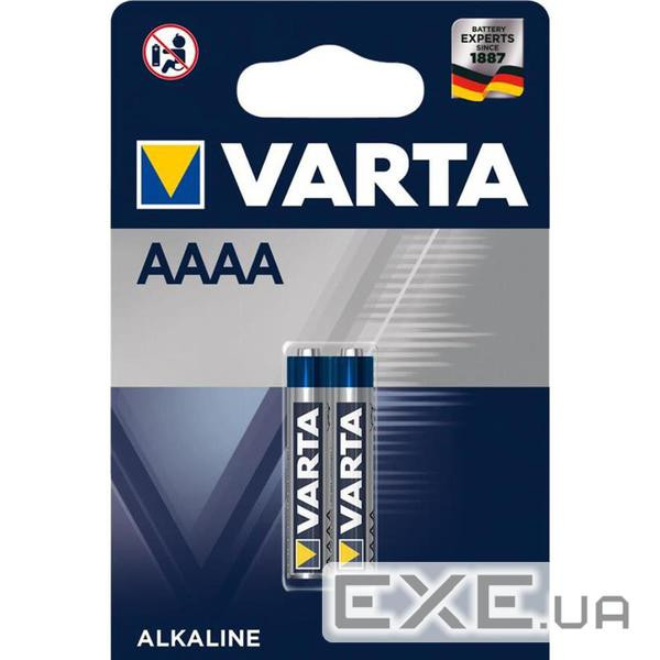 Батарейка Varta AAAA LR61 Alcaline * 2 (04061101402)