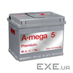 Акумулятор авто Мегатекс A-mega Premium (M5) 6СТ-65-А3 (прав) ТХП 640 (25336)