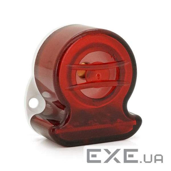 Сирена внутрішня світлозвукова ІС "Кліп" DC12V, 85 дБ, пластик, колір че (YT21295) (YT21295)