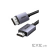 Кабель мультимедійний DisplayPort M to HDMI M 3.0m V2.0 4K30Hz DP125 black Ugreen (35843)