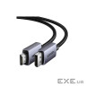 Кабель мультимедійний DisplayPort M to HDMI M 3.0m V2.0 4K30Hz DP125 black Ugreen (35843)