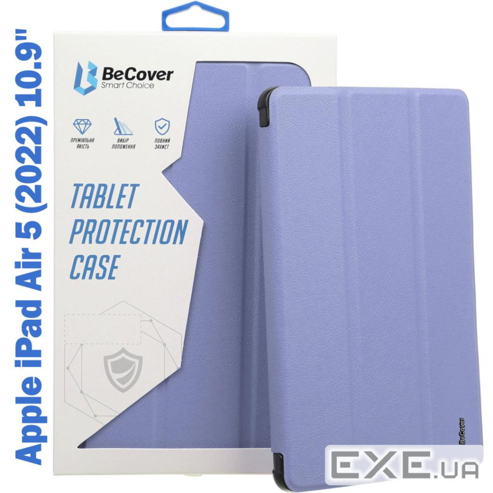 Чохол до планшета BeCover Tri Fold Soft TPU mount Apple Pencil Apple iPad Air 5 (2022) 10.9 (708455)