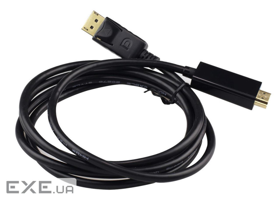 Кабель Kingda DisplayPort M-HDMI M 3.0м чорний (S0597)