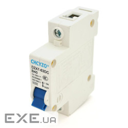 Автоматичний вимикач CHCYZO DZ47-63DC-B40, 1P, 40A, 12-125V (YT-DC40A-1P)