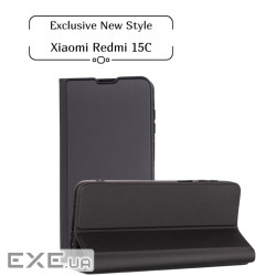 Чохол до мобільного телефона BeCover Exclusive New Style Xiaomi Redmi 15С 5G (173mm) EU Bla (713918)