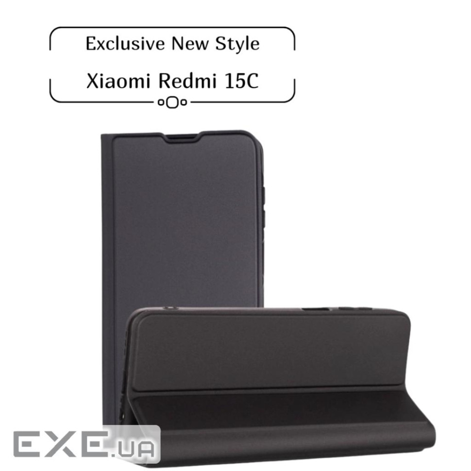 Чохол до мобільного телефона BeCover Exclusive New Style Xiaomi Redmi 15С 5G (173mm) EU Bla (713918)
