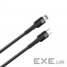 Дата кабель USB-C to Lightning 0.3m 3А black ColorWay (CW-CBPDCL054-BK)