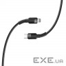 Дата кабель USB-C to Lightning 0.3m 3А black ColorWay (CW-CBPDCL054-BK)