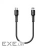 Дата кабель USB-C to Lightning 0.3m 3А black ColorWay (CW-CBPDCL054-BK)