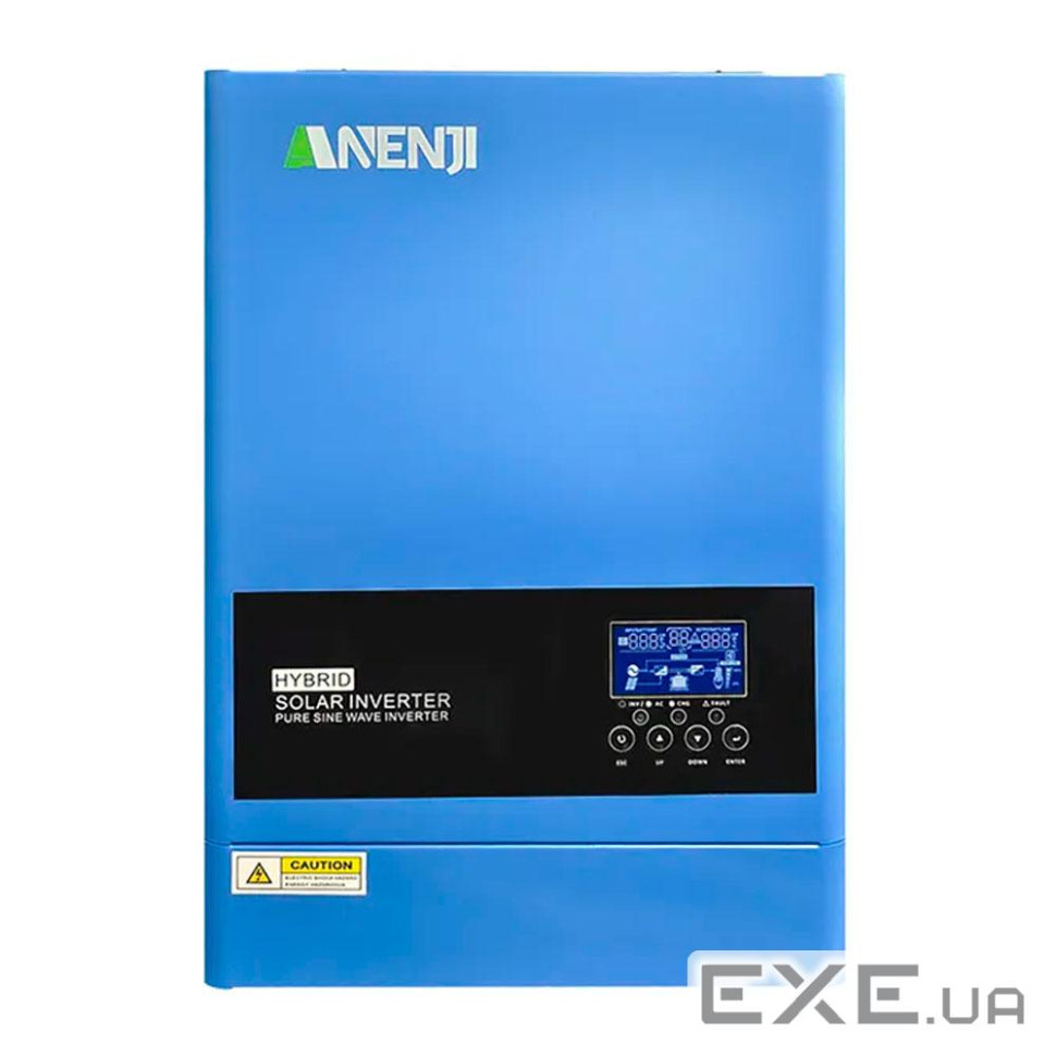 Гібридний інвертор ANENJI 6,2KW, 6200VA / 6200W, 48V, струм заряду 120A(max), 1 (ANJ-6200W-48V-WIFI)