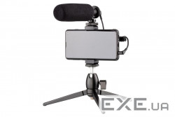 Мікрофон з триподом для мобільних пристроїв 2Е MM011 Vlog KIT, 3.5mm (2E-MM011 OLD) MM011 Vlog KIT, 3.5mm (2E-MM011 OLD)