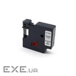 Стрічка для принтера етикеток UKRMARK RL-D-45013P-BK/WT, аналог DYMO S0720530, 12мм х 7м . (CD45013P)
