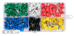 Набір клем / наконечників 260шт(E2508g-60,E1012y-15,E1508bl-40,E4009b-40,E6010r-25.E7508w (YT-39500) (E2508g-60,E1012y-1