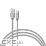 Дата кабель USB 2.0 AM to USB-C 2.0m CBGNYT2 grey Intaleo (1283126489143)