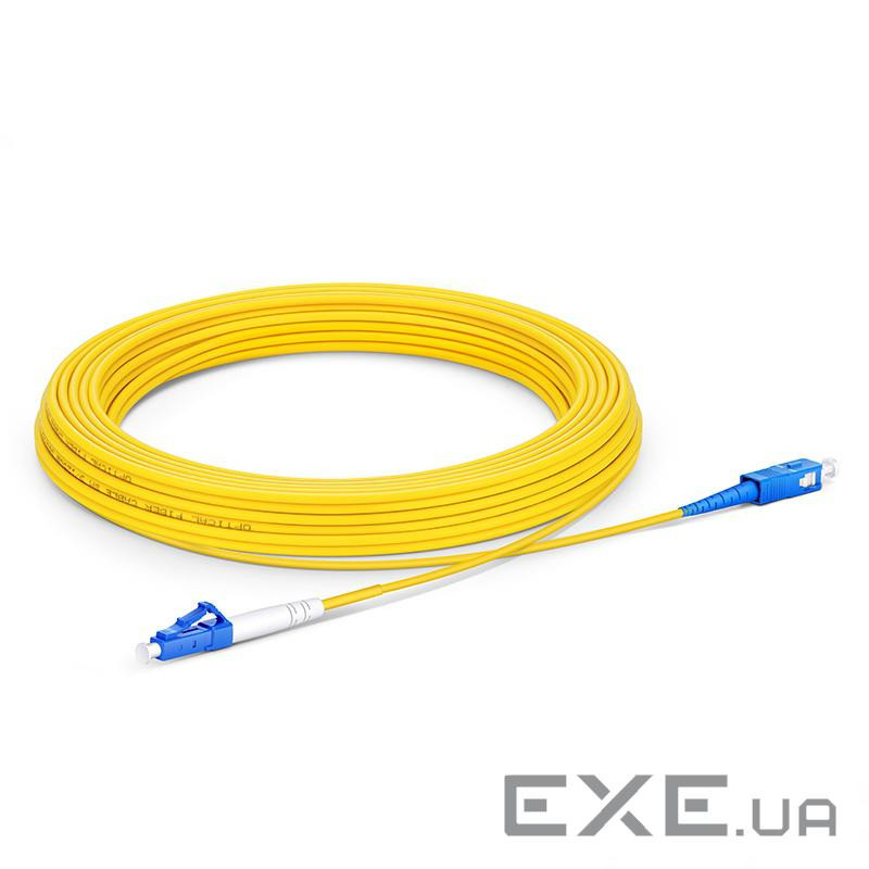 Патчкорд SC/UPC-LC/UPC SM 3м Simplex Slim,2.0мм (UPC-3SCLC(SM)S(LW)S)