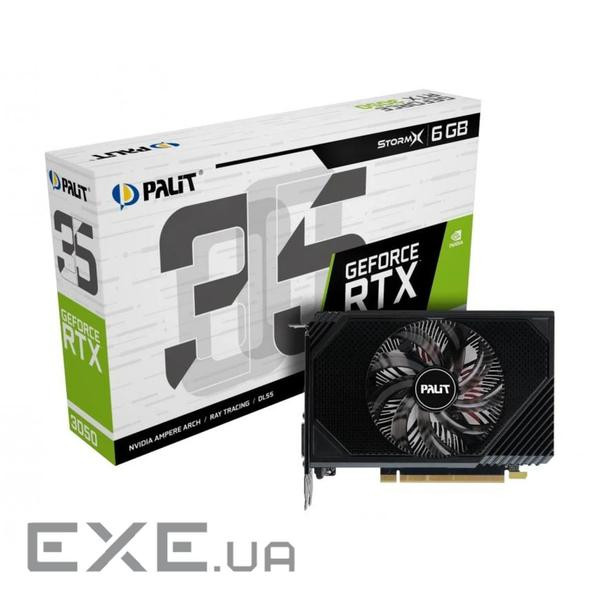 Відеокарта PALIT GeForce RTX 3050 StormX 6GB (NE63050018JE-1072F)