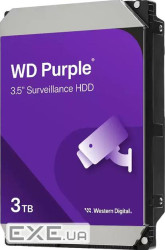 WD HD3.5" SATA3 3TB WD34PURZ / Surveillance (Di)