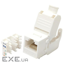 Модуль з'єднувальний без інструментів L&W LW KeyStone RJ45 UTP Slim
