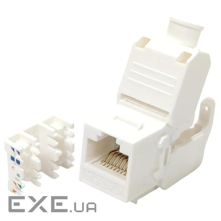 Модуль з'єднувальний без інструментів L&W LW KeyStone RJ45 UTP Slim