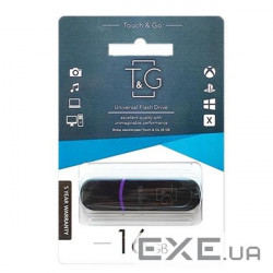 Флеш-накопичувач USB 16GB T&G 012 Classic Series Black (TG012-16GBBK)