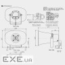 Гучномовець TOA SC-630M (Гучномовець рупорний, 30 Вт, 100В, 250-10 000Гц , 112 (SC-630M EU)