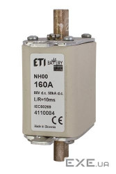 Запобіжник ETI NH-00 Battery 160A 80V DC (4110084) ETI NH-00 Battery 160A 80V DC (4110084)