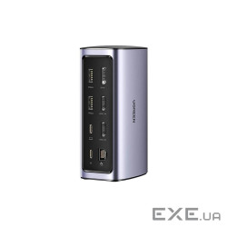 Порт-реплікатор Ugreen USB-C Multifunctional Docking Station 12in1 USB HDMI DP RJ45 AUX SD TF (90325