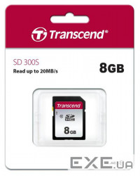 Memory card TRANSCEND SDHC 300S 8GB Class 10 (TS8GSDC300S)