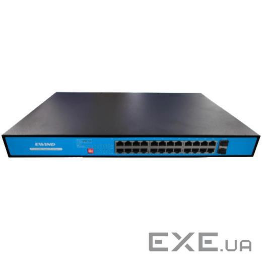 26-портовий Full Giga PoE Ewind EW-S1926CGU-AP-AT