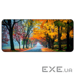 Килимок 300*600 тканинний "Осіння дорога" з бічним прошивкою, товщина 2 мм, (R362) , (R362)