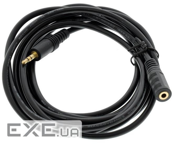 Кабель мультимедійний 3.5mm M to 3.5mm F 3.0m Value (B00343)