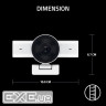 Веб-камера для стримінгу RAZER Kiyo V2 X White (RZ19-05380300-R3M1)