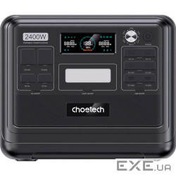 Зарядна станція CHOETECH 2400W PS Wifi+Bt 2048Wh (BS008-BQB)