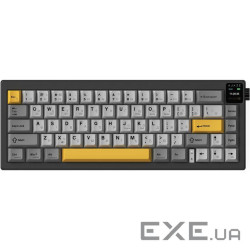 Клавіатура Ajazz AK650 RGB Flying Fish Switch Wireless With Screen (AK650-FF-BGY) Black Ajazz AK650 RGB Flying Fish Swit