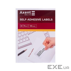 Етикетка самоклеюча Axent 70x29,7 (30 на листі) с/кл (100 листів) (D4476-A)