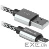 Дата кабель USB 2.0 AM to Micro 5P 1.0m USB08-03T PRO white Defender (87803)