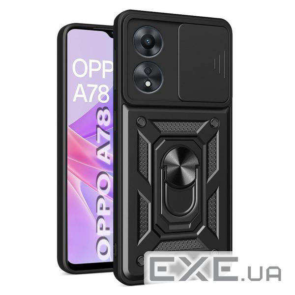 Чохол до мобільного телефона BeCover Military Oppo A78 4G Black (710711)