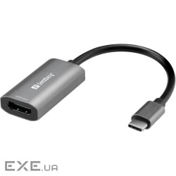 Перехідник USB 3.1 Type-С to HDMI (F) 4K Sandberg (136-36)