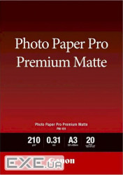 Папір Canon A3 Photo Paper Premium Matte PM-101 20с (8657B006)