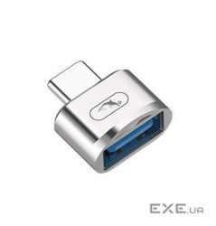 Перехідник SkyDolphin OT05 Mini USB Type-C - USB (M/F), silver (SDADPT-00030)