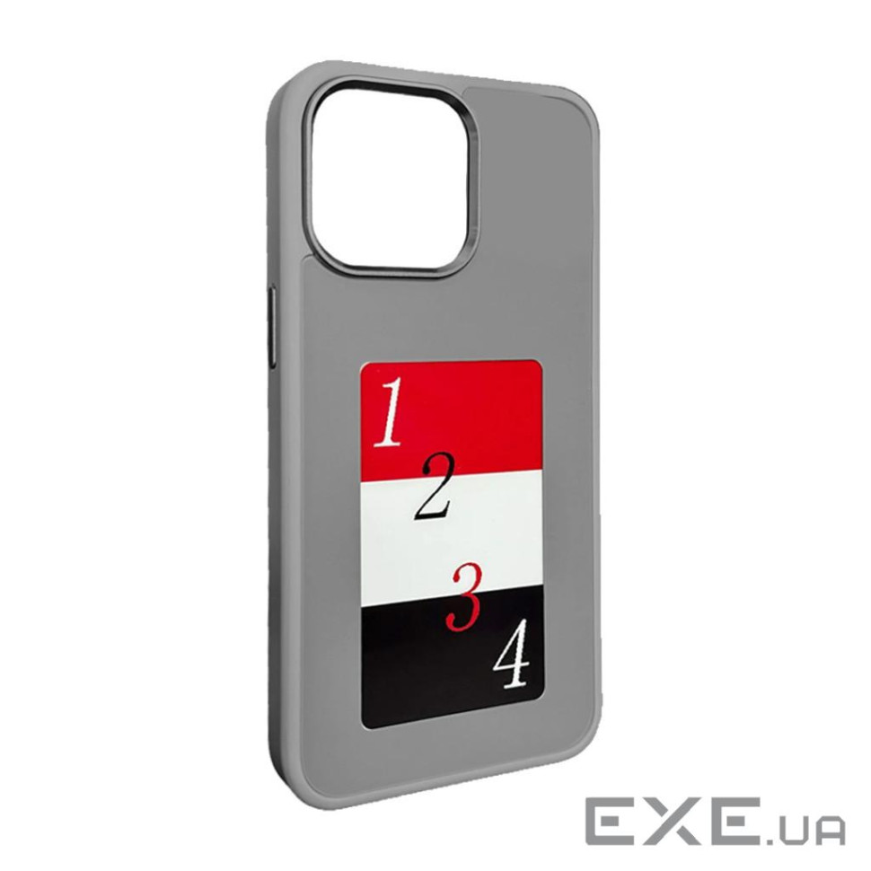 Чохол до мобільного телефона Armorstandart Ink Screen Apple iPhone 15 Pro Grey (ARM74564)